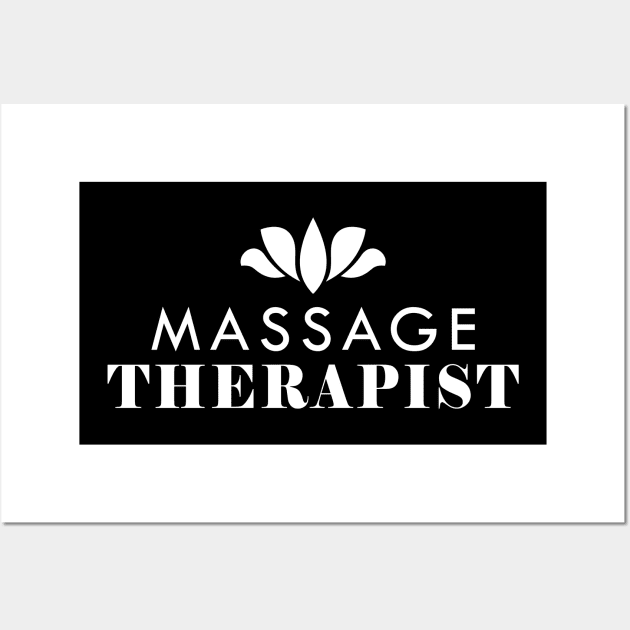 Massage Therapist Wall Art by KC Happy Shop